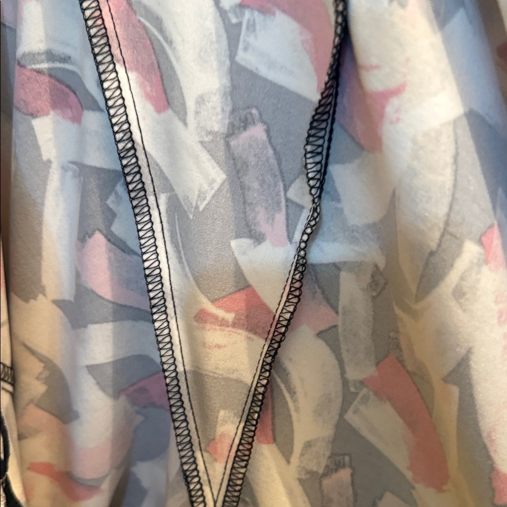 Perceptions Black and Pink Patterned Midi Dress - image 9